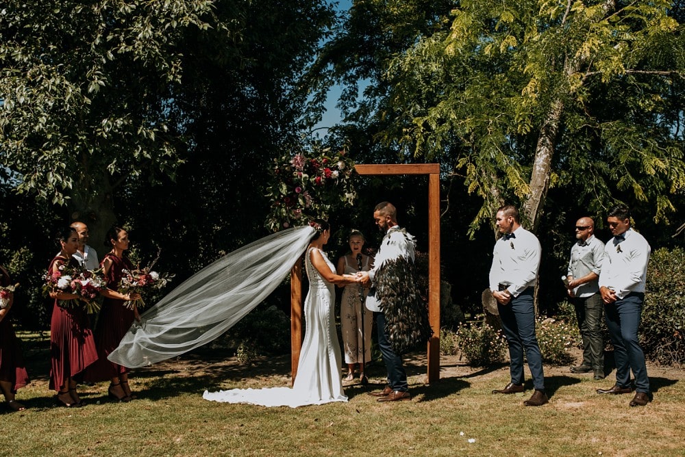 Briar & Mike - Backyard Tipi Wedding, Hawke's Bay | www.meredithlord.com