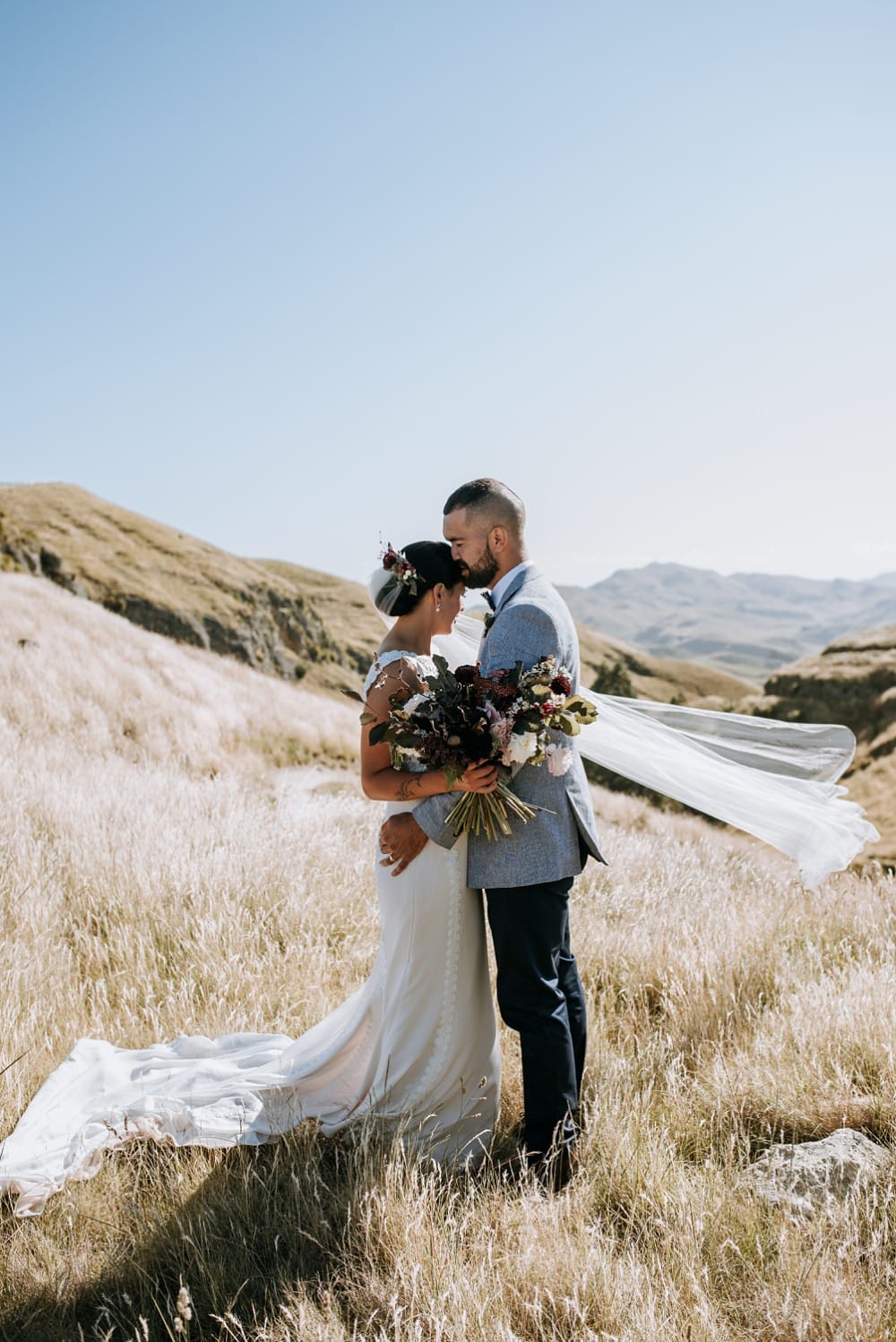 Briar & Mike - Backyard Tipi Wedding, Hawke's Bay | www.meredithlord.com