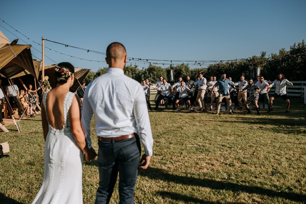 Briar & Mike - Backyard Tipi Wedding, Hawke's Bay | www.meredithlord.com