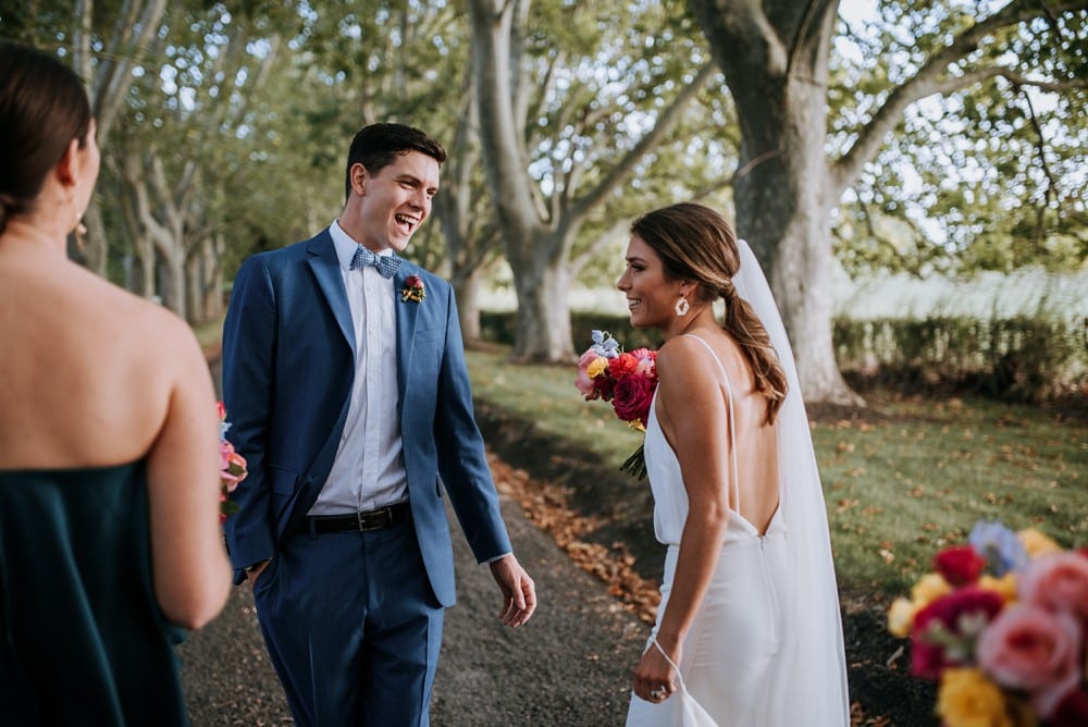 Alyssa & Matt - Colourful Hawke's Bay Garden Wedding | www.meredithlord.com