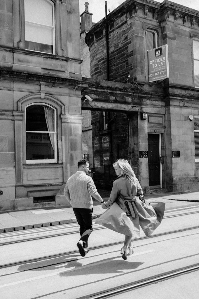Destination Edinburgh Anniversary Session, photographed by New Zealand and Europe based wedding photographer Meredith Lord