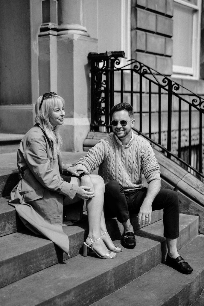 Destination Edinburgh Anniversary Session, photographed by New Zealand and Europe based wedding photographer Meredith Lord