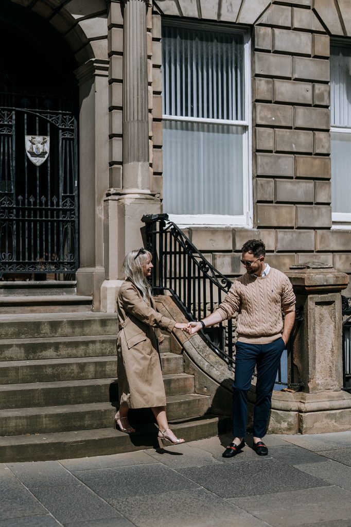Destination Edinburgh Anniversary Session, photographed by New Zealand and Europe based wedding photographer Meredith Lord