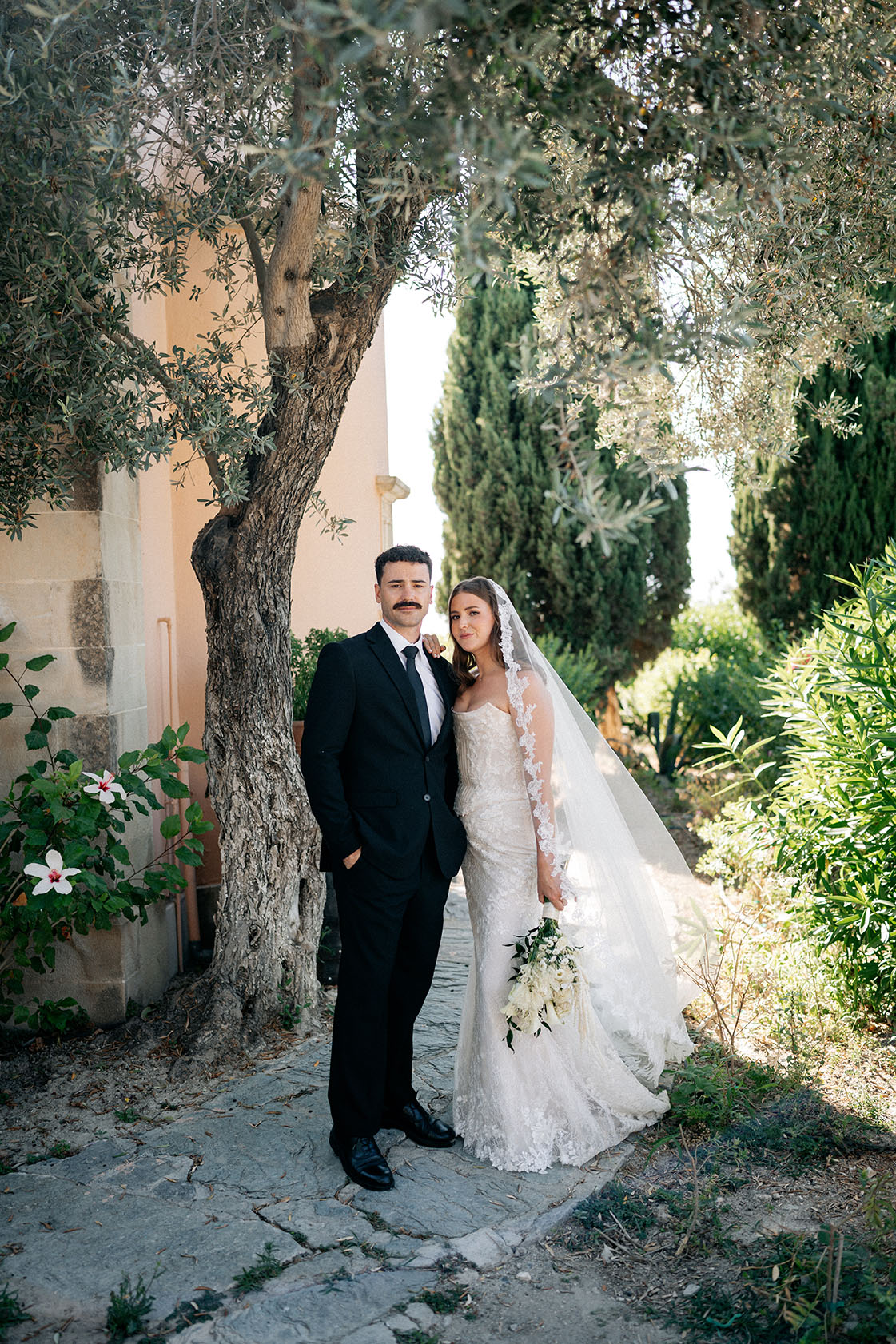 Renee and Daniel, portrait, Agreco Farm Wedding, Crete, Greece - Meredith Lord Photography Renee and Daniel, portrait, Agreco Farm Wedding, Crete, Greece